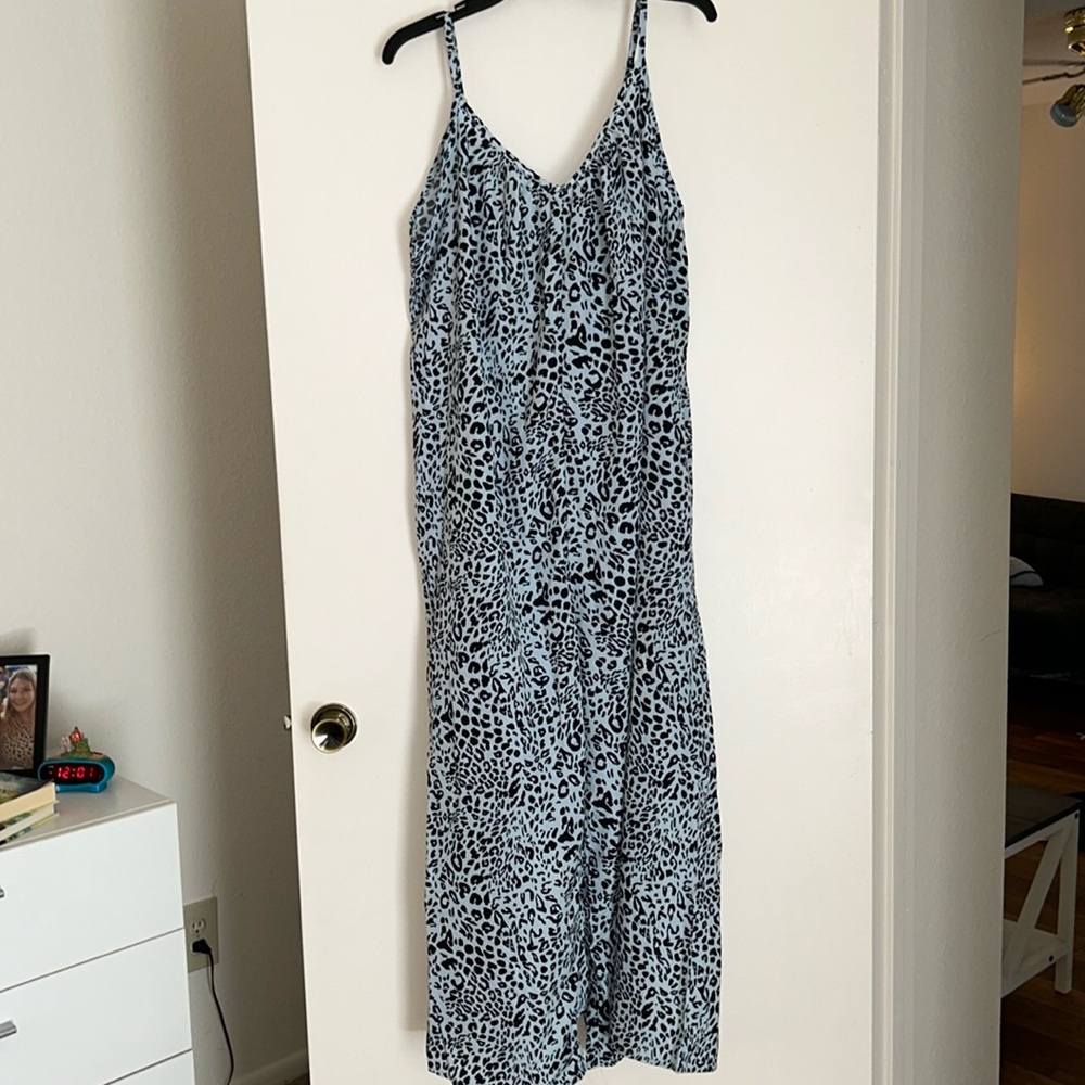 Blue Cheetah Jumpsuit